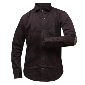 Patched Long Sleeved Shirt - Patch on Elbow