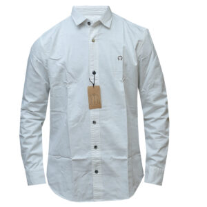 Patched Shirt - Off-White Long Sleeved Shirt