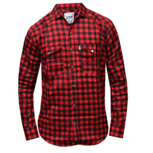 Red & Black Checkered Flannel Shirt - Long Sleeved