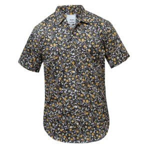 Yellow Petals Pure Floral Shirt - Short Sleeved Beach Wear Shirts