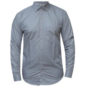 Grey Long Sleeved Gentle Formal Shirt for Men