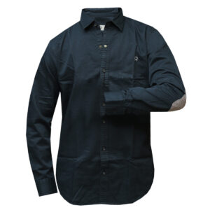 Long Sleeved Shirt for Men with Patch on Elbow