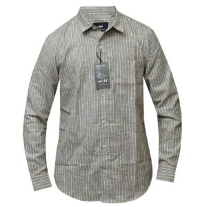Men's Long Sleeved Shirth with tiny little Stripes - Smart Casual Wear for Men