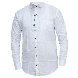 Plain White Linen Shirt - Long Sleeved Shirt
