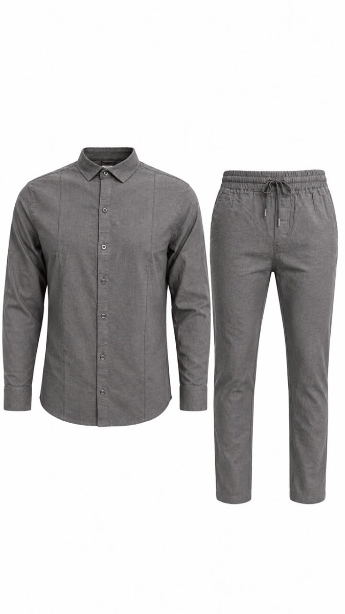 Linen 2-Piece for Men - Matching Shirt and Pant 1 Linen 2-Piece for Men - Matching Shirt and Pant