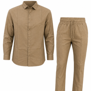 Linen 2-Piece for Men – Matching Shirt and Pants Set