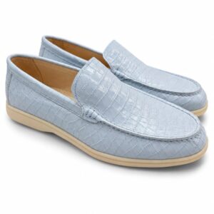 Blue-Grey - Penny Loafer Shoes for Men - Men's Casual Shoes