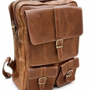 Men's Leather Back - Laptop Bag