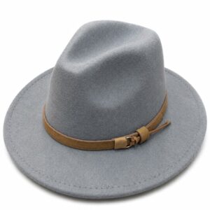Classic Vintage Wide Brim Fedora Hat